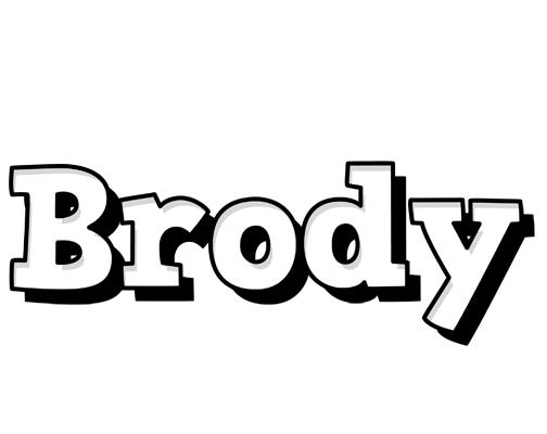 Brody snowing logo