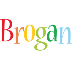 Brogan birthday logo