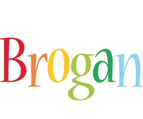 Brogan birthday logo