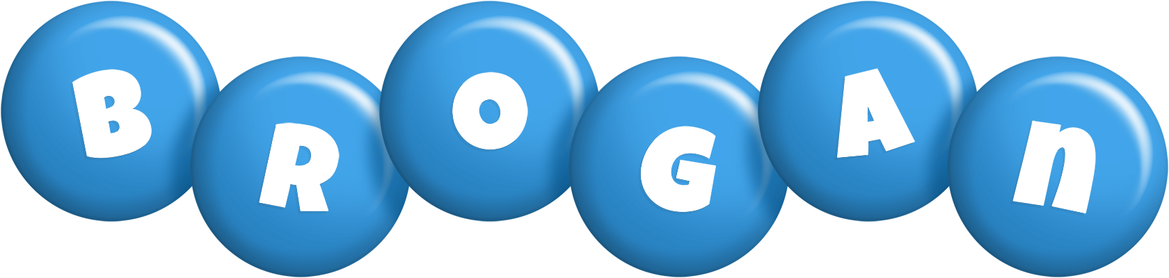 Brogan candy-blue logo