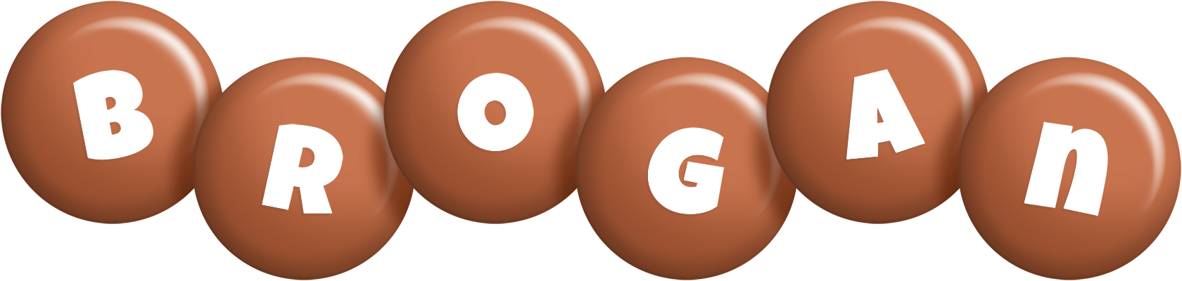 Brogan candy-brown logo
