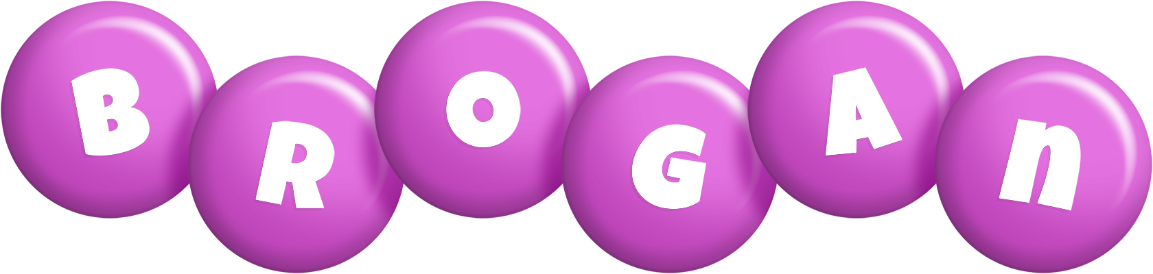 Brogan candy-purple logo