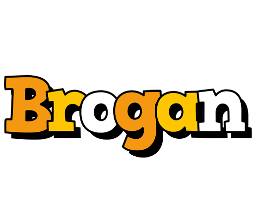 Brogan cartoon logo