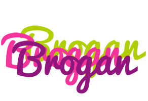 Brogan flowers logo