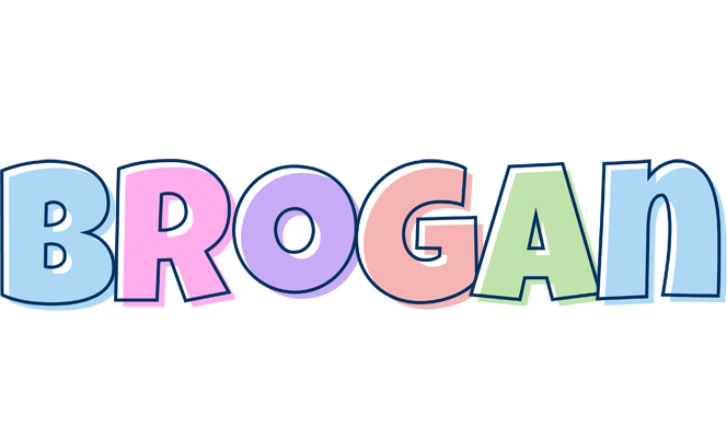 Brogan pastel logo
