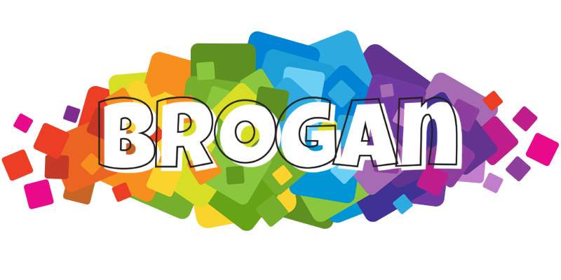 Brogan pixels logo