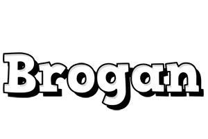 Brogan snowing logo