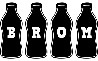 Brom bottle logo