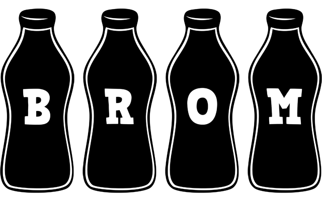 Brom bottle logo