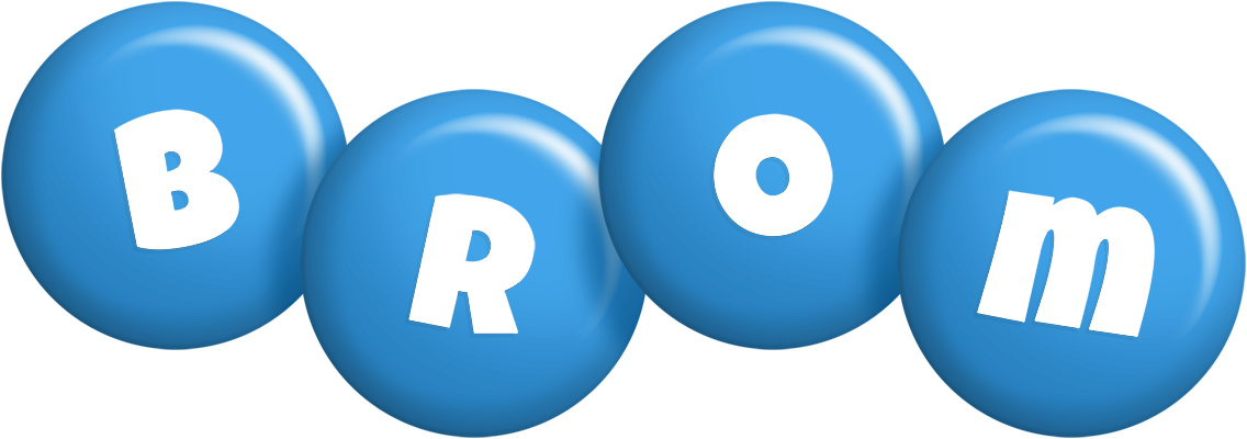 Brom candy-blue logo