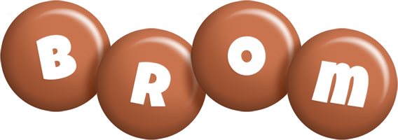 Brom candy-brown logo