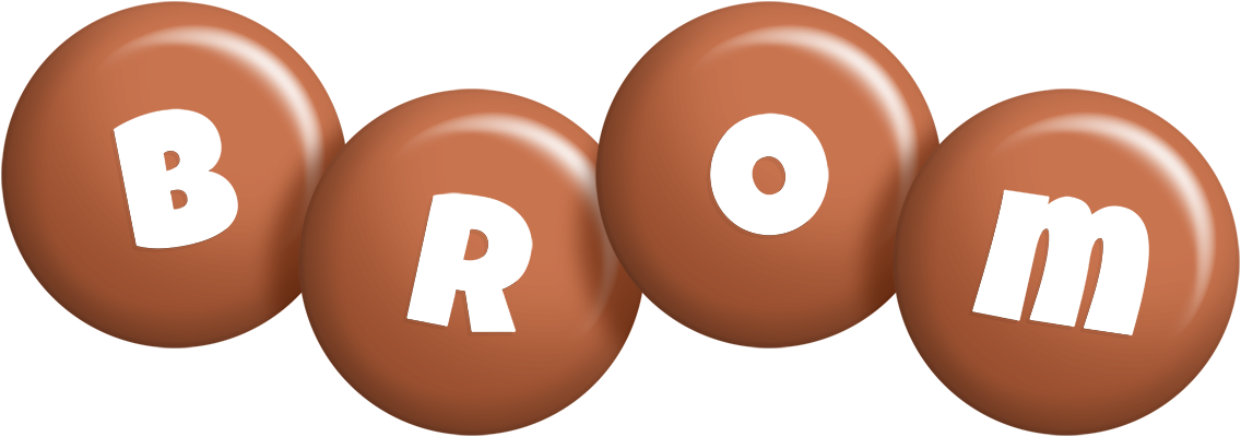 Brom candy-brown logo