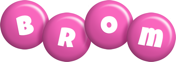 Brom candy-pink logo