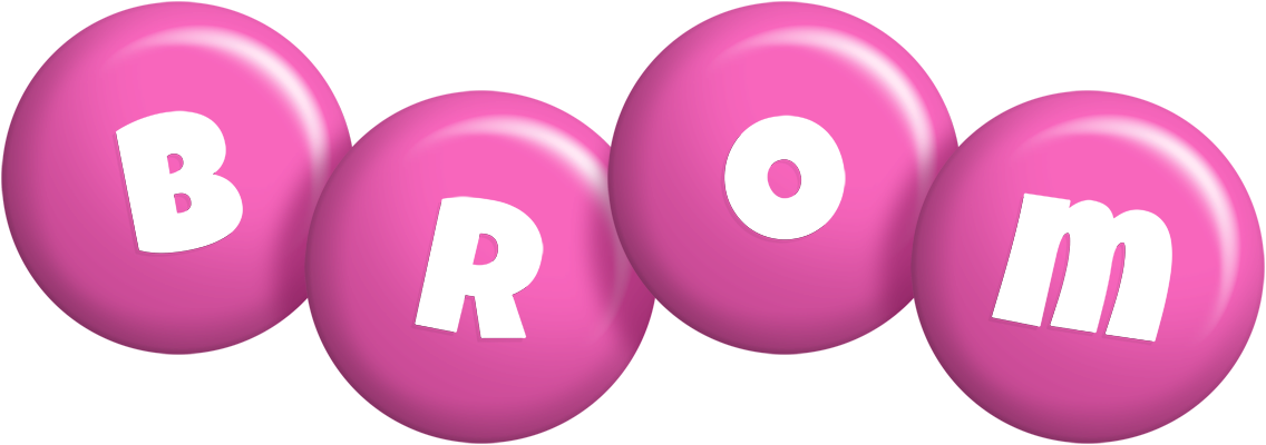 Brom candy-pink logo