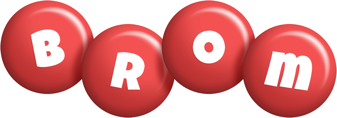 Brom candy-red logo