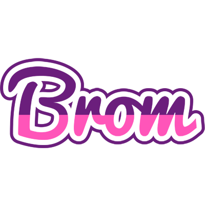 Brom cheerful logo