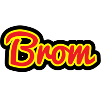 Brom fireman logo