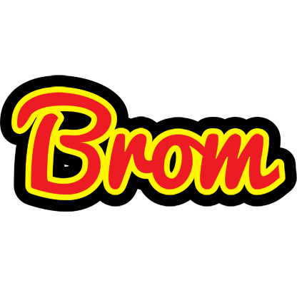 Brom fireman logo