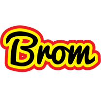 Brom flaming logo