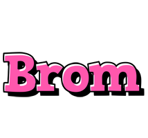 Brom girlish logo