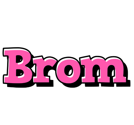 Brom girlish logo