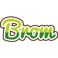 Brom golfing logo