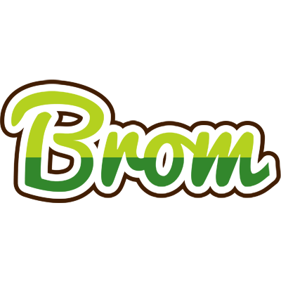 Brom golfing logo