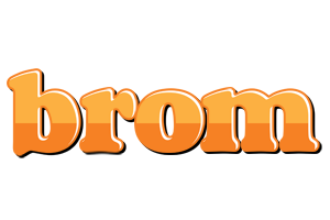 Brom orange logo