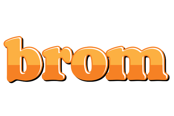 Brom orange logo