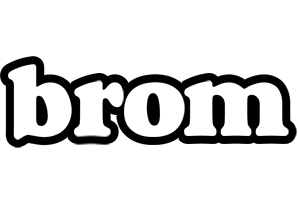 Brom panda logo