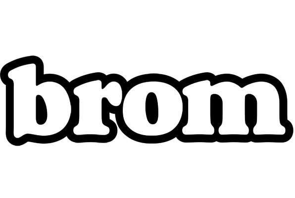 Brom panda logo