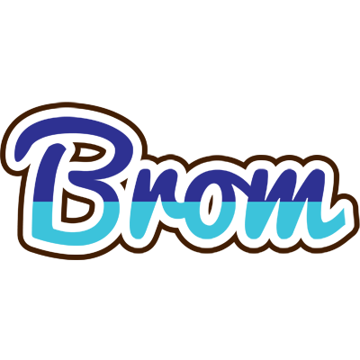 Brom raining logo