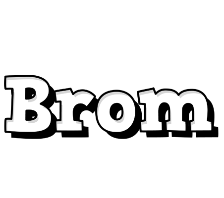 Brom snowing logo