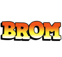 Brom sunset logo