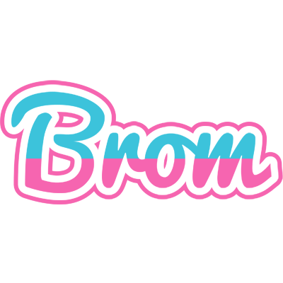 Brom woman logo