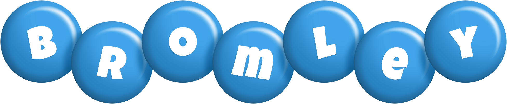 Bromley candy-blue logo