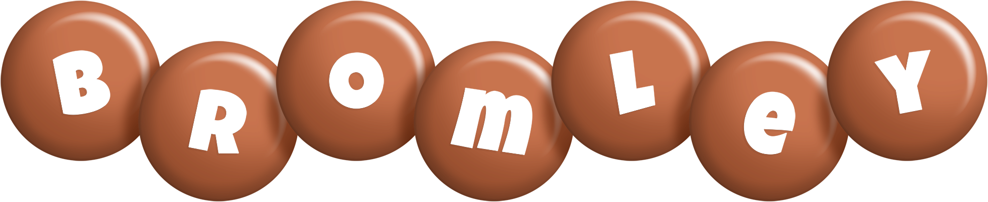 Bromley candy-brown logo