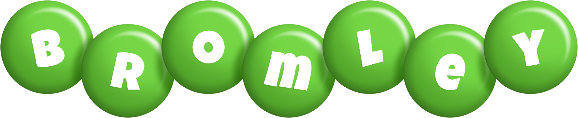 Bromley candy-green logo