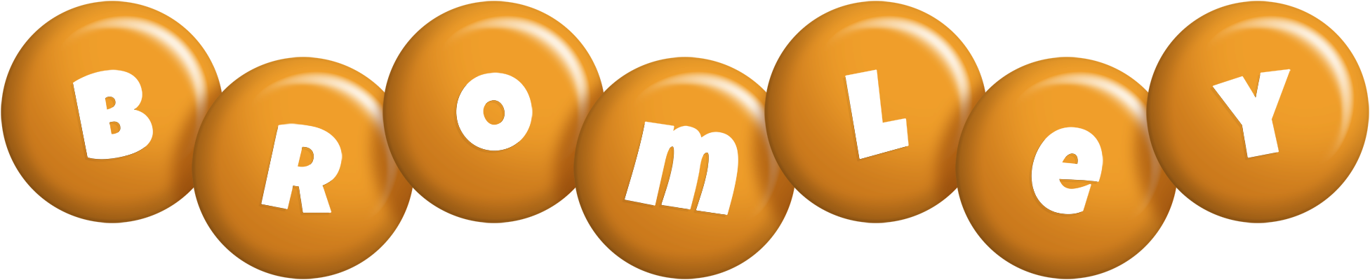 Bromley candy-orange logo