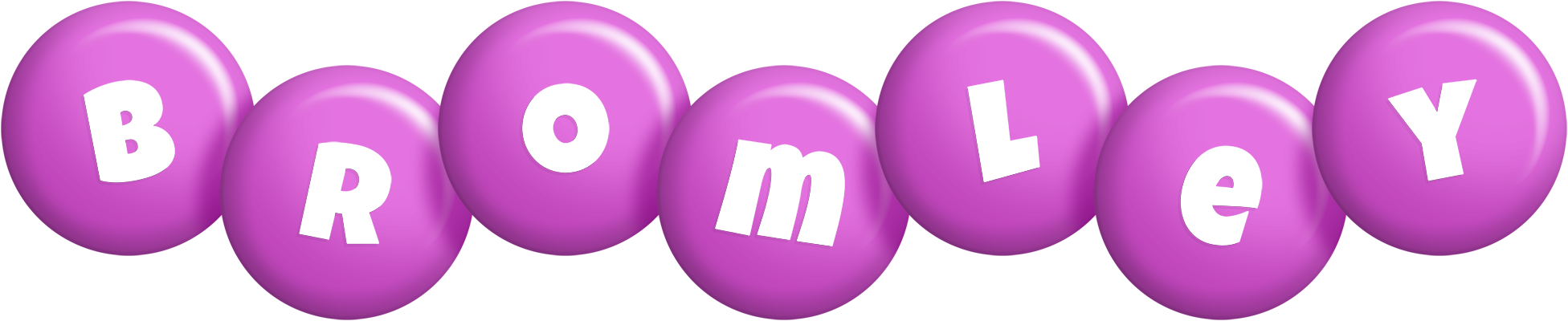 Bromley candy-purple logo
