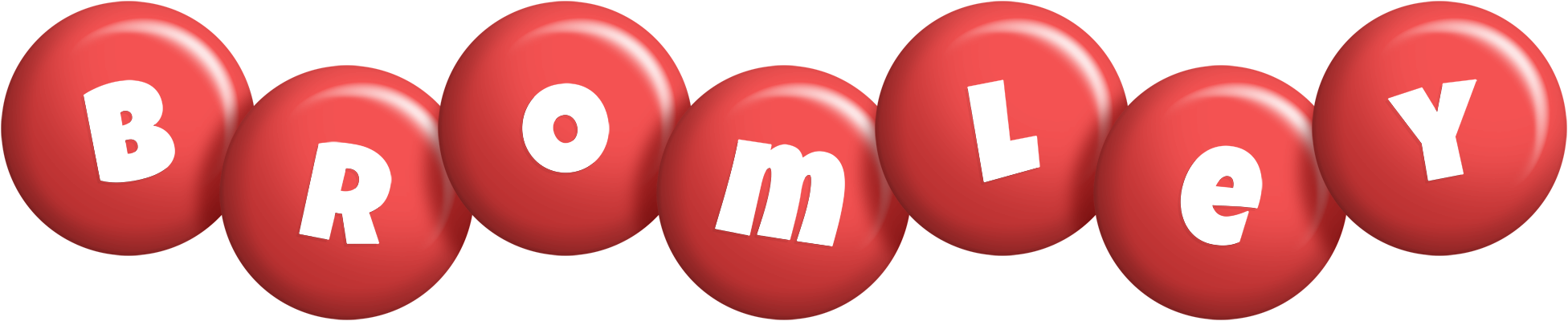 Bromley candy-red logo