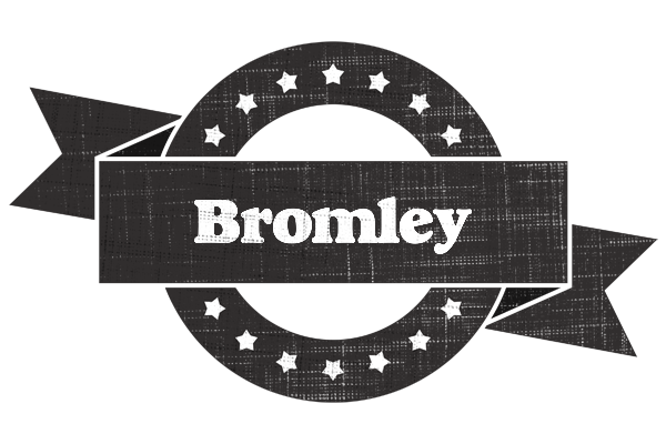 Bromley grunge logo