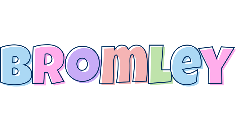 Bromley pastel logo