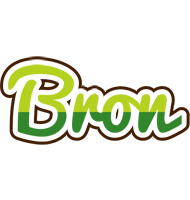 Bron golfing logo