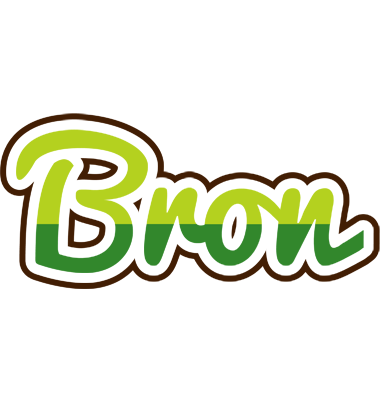 Bron golfing logo
