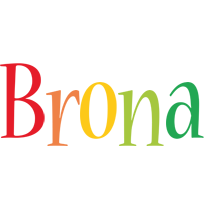 Brona birthday logo