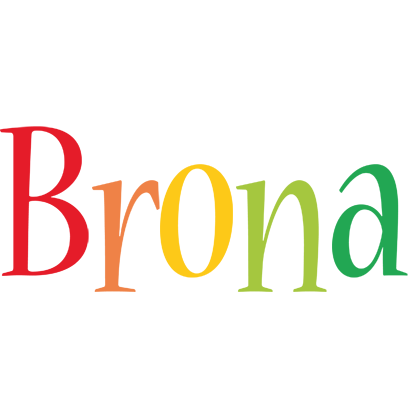 Brona birthday logo