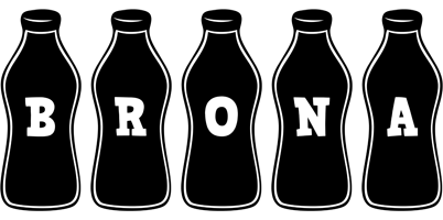 Brona bottle logo