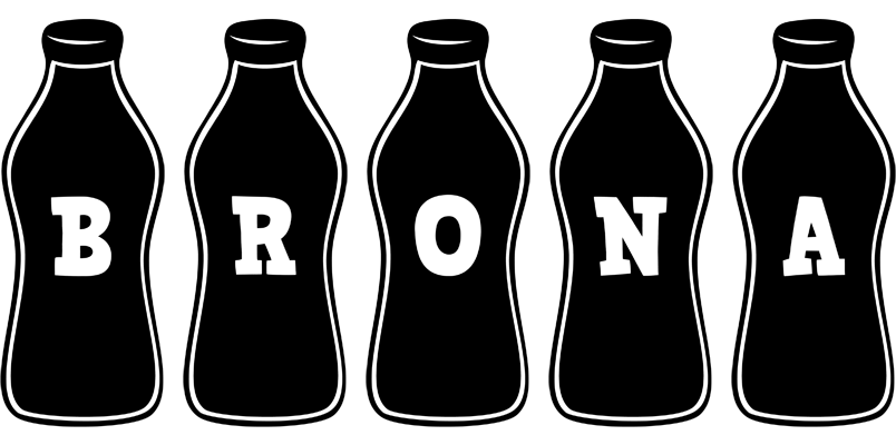 Brona bottle logo