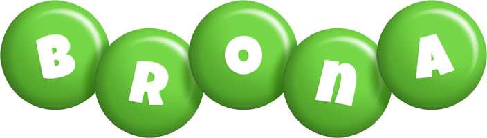 Brona candy-green logo